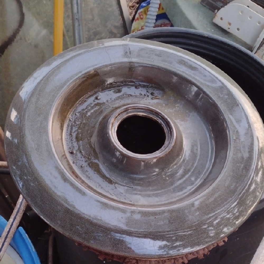 14"Glazed Ceramic Fire pit Bowl